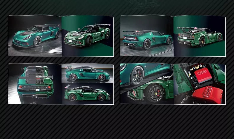 CaDA konstravimo rinkinys Lotus Exige Cup 430 1:8 automobilis