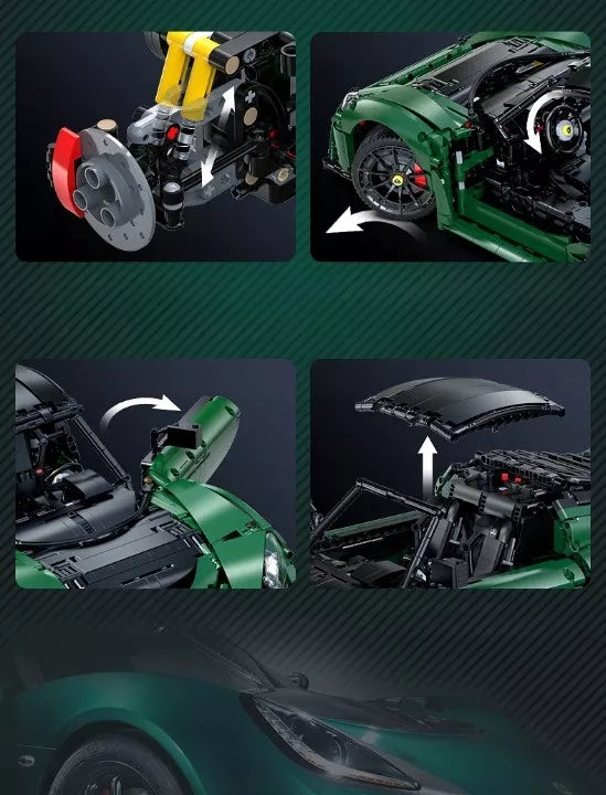 CaDA konstravimo rinkinys Lotus Exige Cup 430 1:8 automobilis