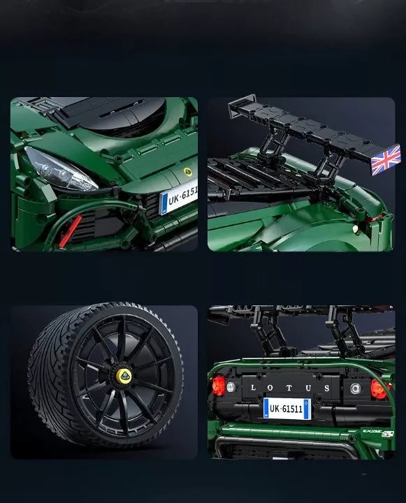 CaDA konstravimo rinkinys Lotus Exige Cup 430 1:8 automobilis