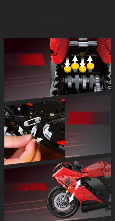 CaDA konstravimo rinkinys Suzuki Hayabusa motociklas