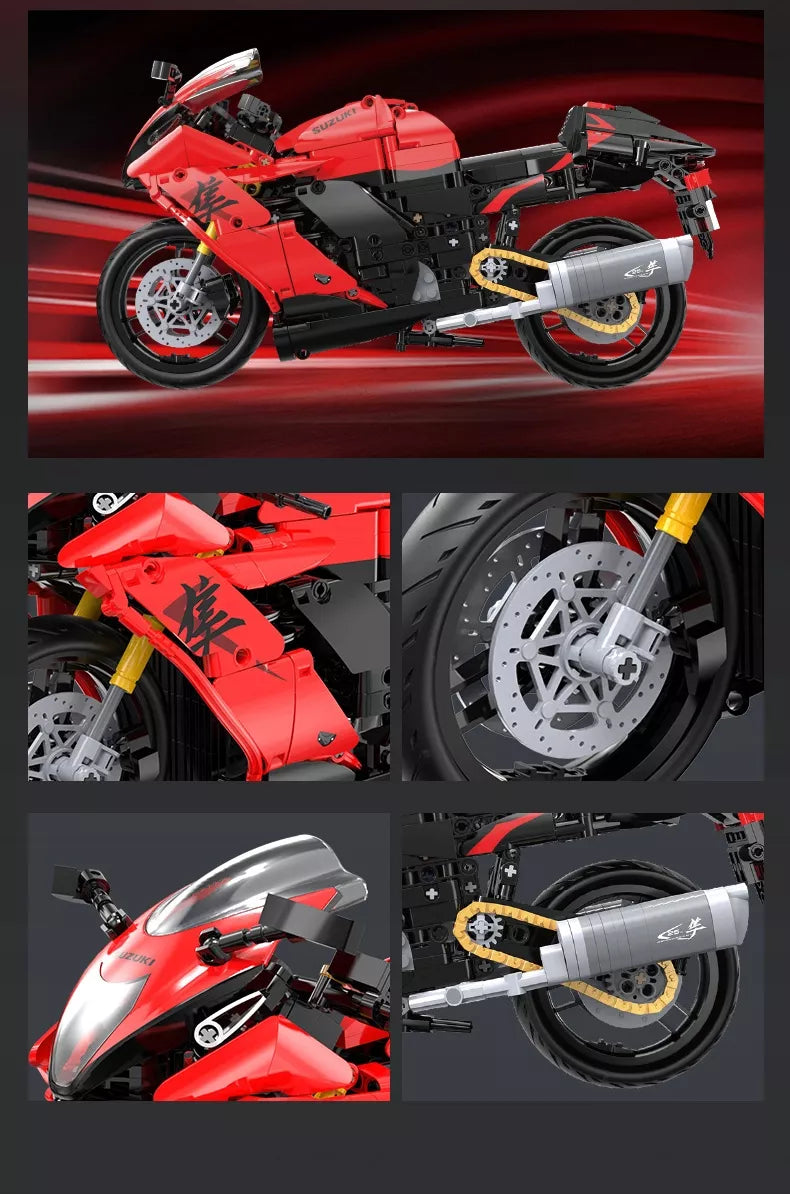CaDA konstravimo rinkinys Suzuki Hayabusa motociklas