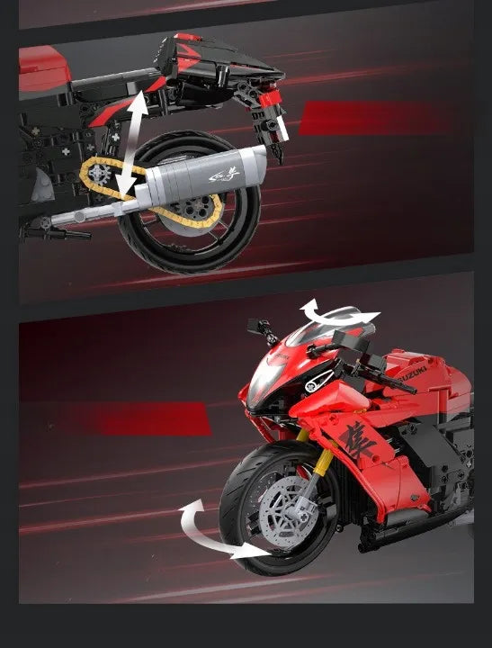 CaDA konstravimo rinkinys Suzuki Hayabusa motociklas