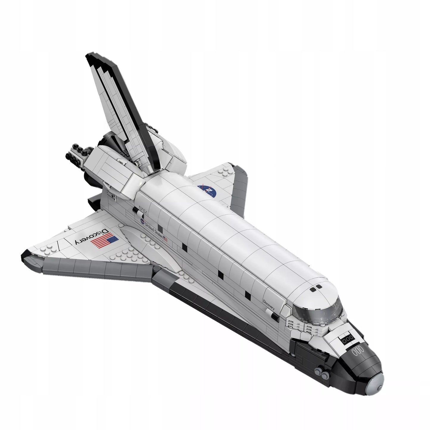 CaDA NASA erdvėlaivio Discovery modelio konstravimo rinkinys