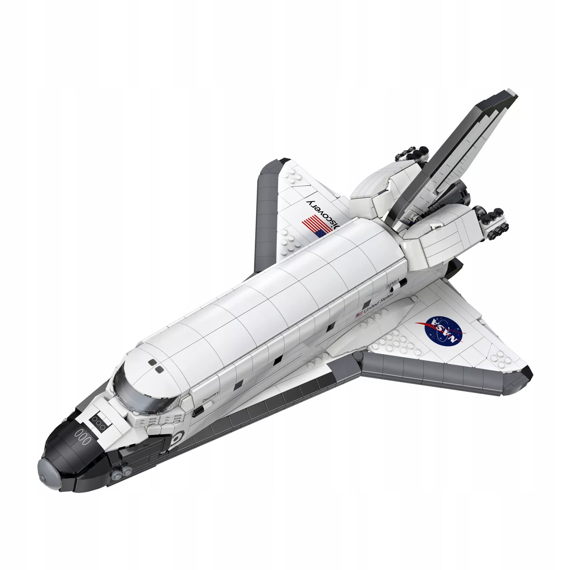 CaDA NASA erdvėlaivio Discovery modelio konstravimo rinkinys