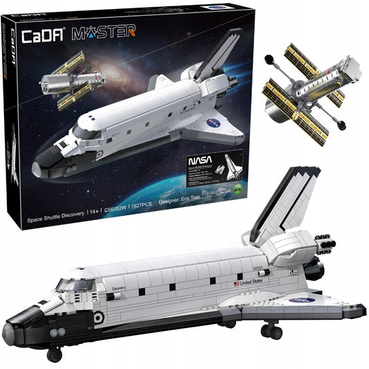 CaDA NASA erdvėlaivio Discovery modelio konstravimo rinkinys