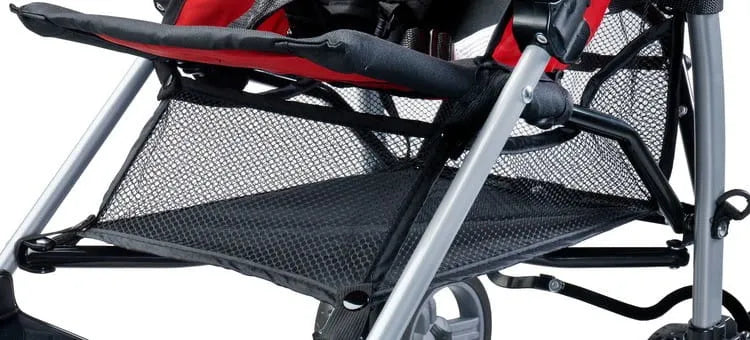 Caretero ALFA - lengvas ir manevringas skėtuko tipo sportinis vežimėlis kelionėms su apsaugine rankena