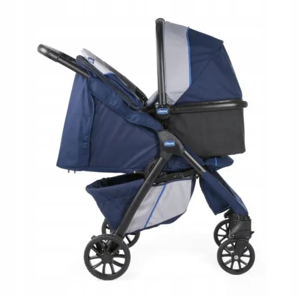 CHICCO KWIK ONE BLUE PRINT sportinis vežimėlis