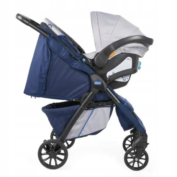 CHICCO KWIK ONE BLUE PRINT sportinis vežimėlis
