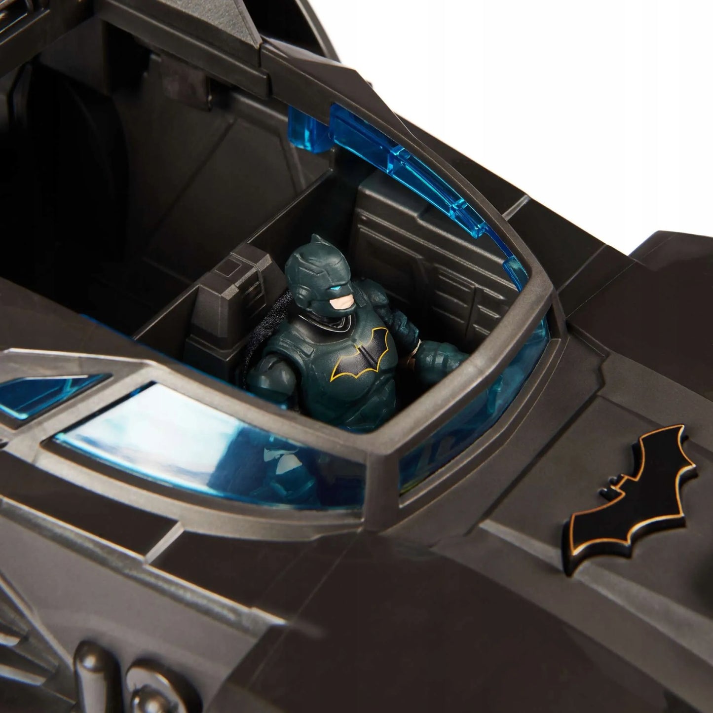 DC COMICS Batman figūrėlės rinkinys 10 cm + Crusader Batmobile 4+