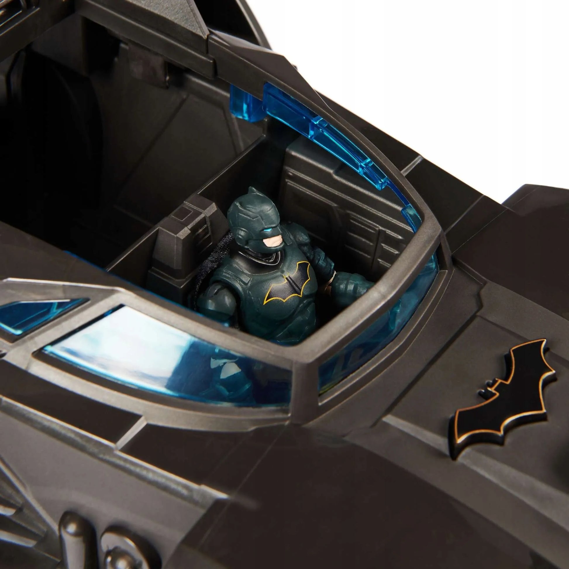 DC COMICS Batman figūrėlės rinkinys 10 cm + Crusader Batmobile 4+