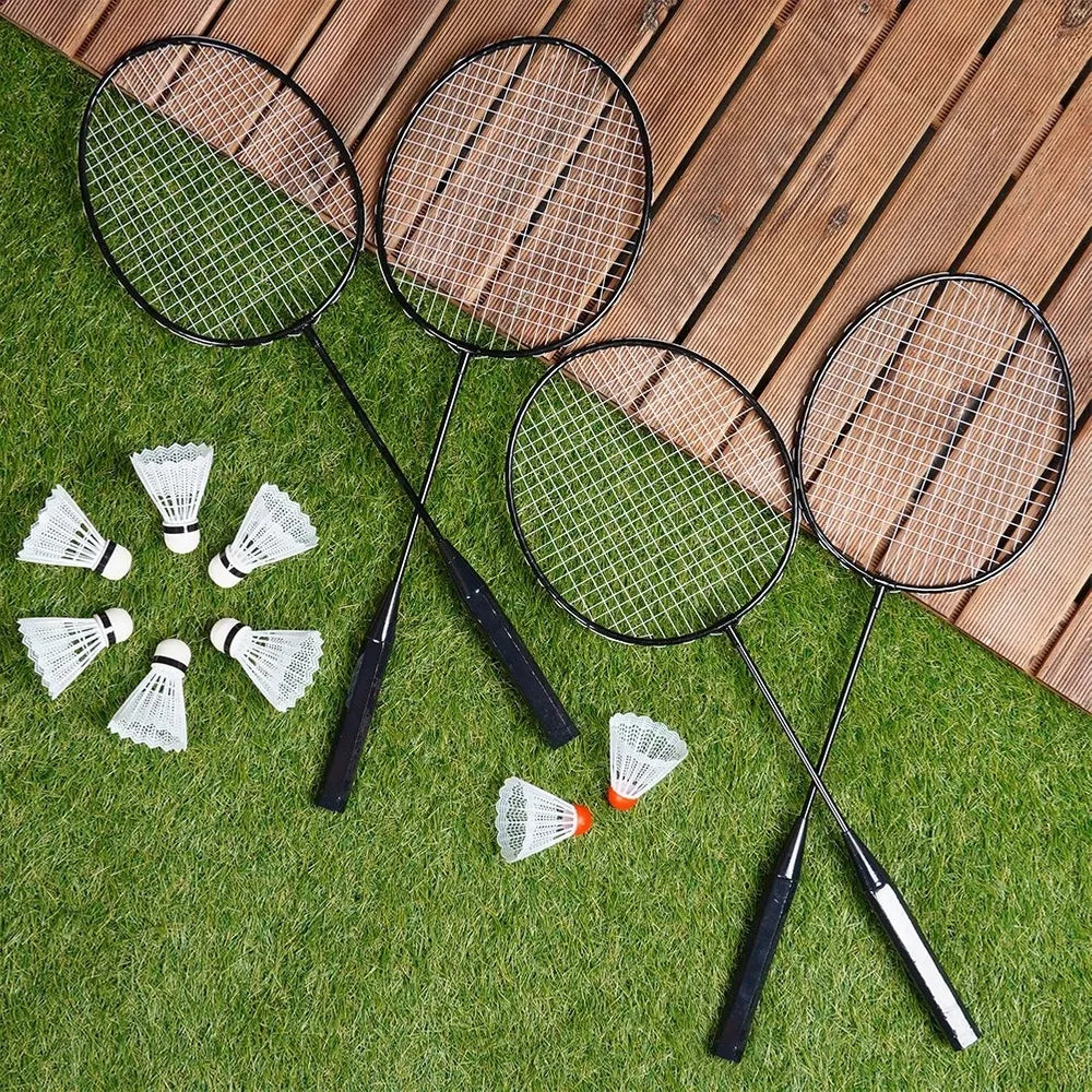 Didelis BADMINTONO RINKINYS raketės šaudyklės XXL žaidimo komplektas