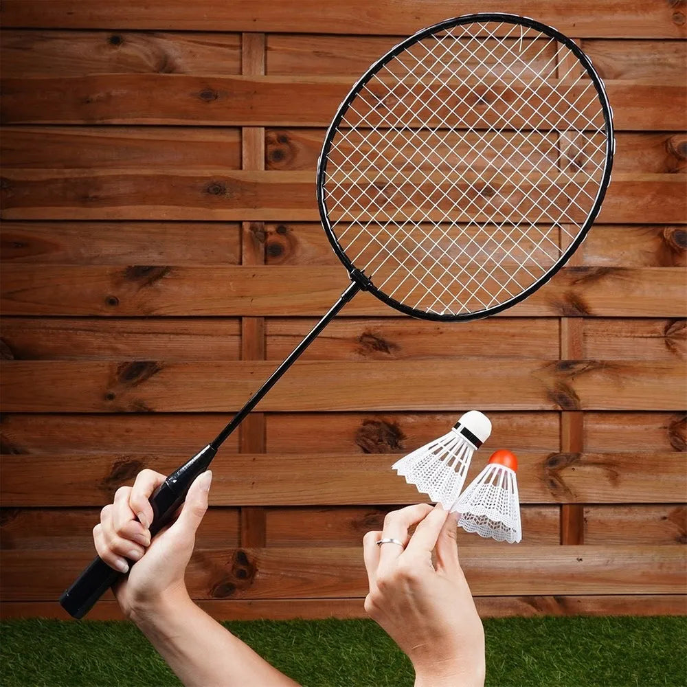 Didelis BADMINTONO RINKINYS raketės šaudyklės XXL žaidimo komplektas