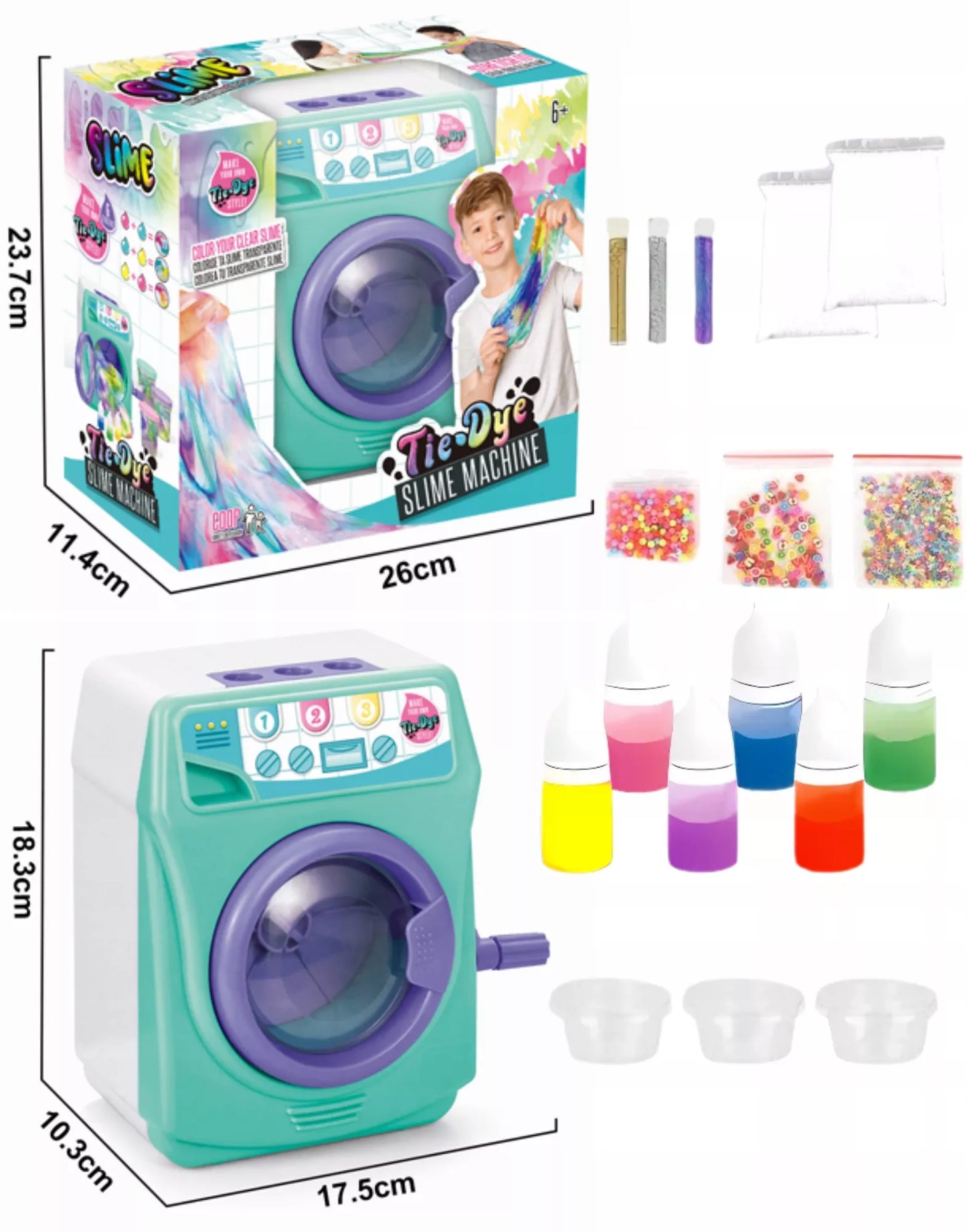Didelis gleivių gaminimo rinkinys vaikams Slime
