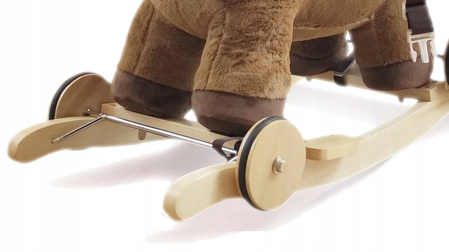 Dovana vienerių metų vaikui - arkliukas supamasis 1 GIMTADIENIS supynė važiuoklė