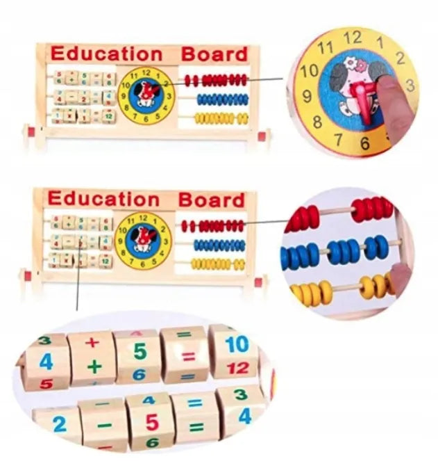 Dvipusis edukacinis daugiafunkcis 2in1 piešimo stovas