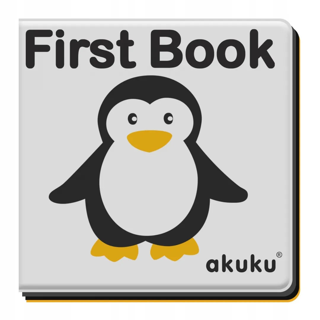 Edukacinė knygelė maudynėms Akuku First book 10 psl.