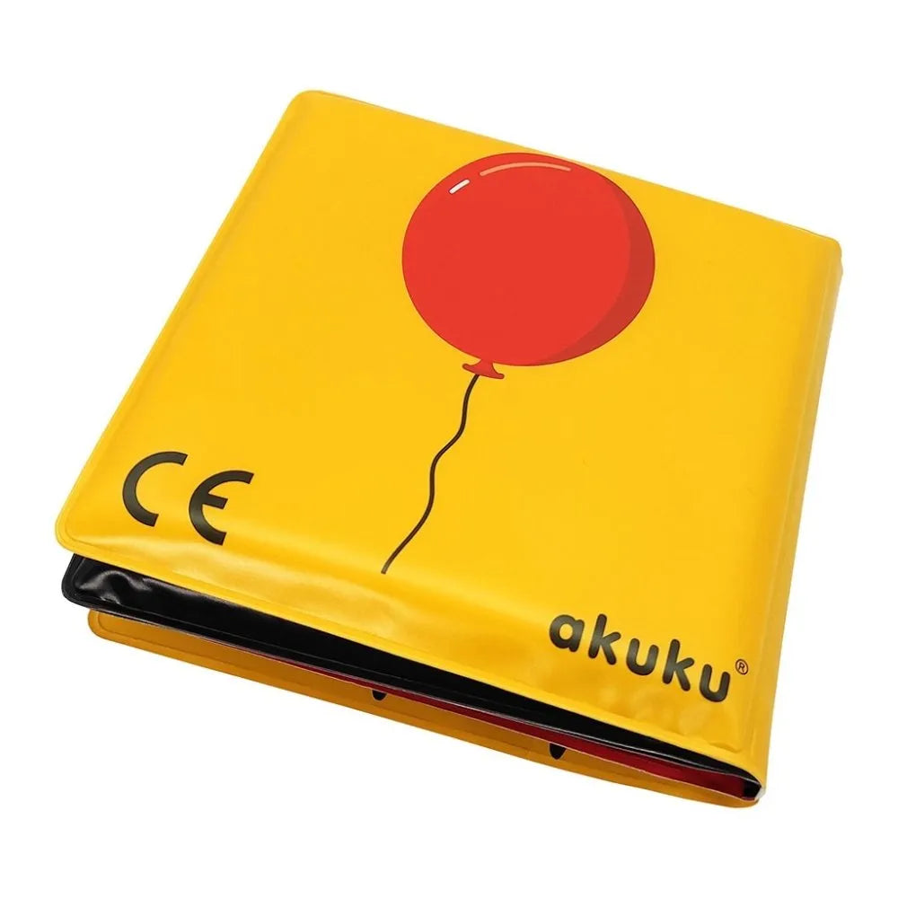 Edukacinė knygelė maudynėms Akuku First book 10 psl.