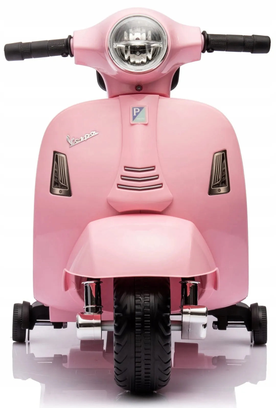 Elektrinis paspirtukas „Vespa“ vaikams su atlošu, rožinis