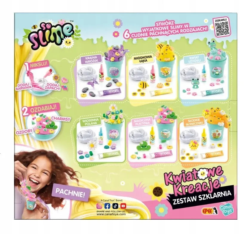 Epee So Slime gėlių kūriniai