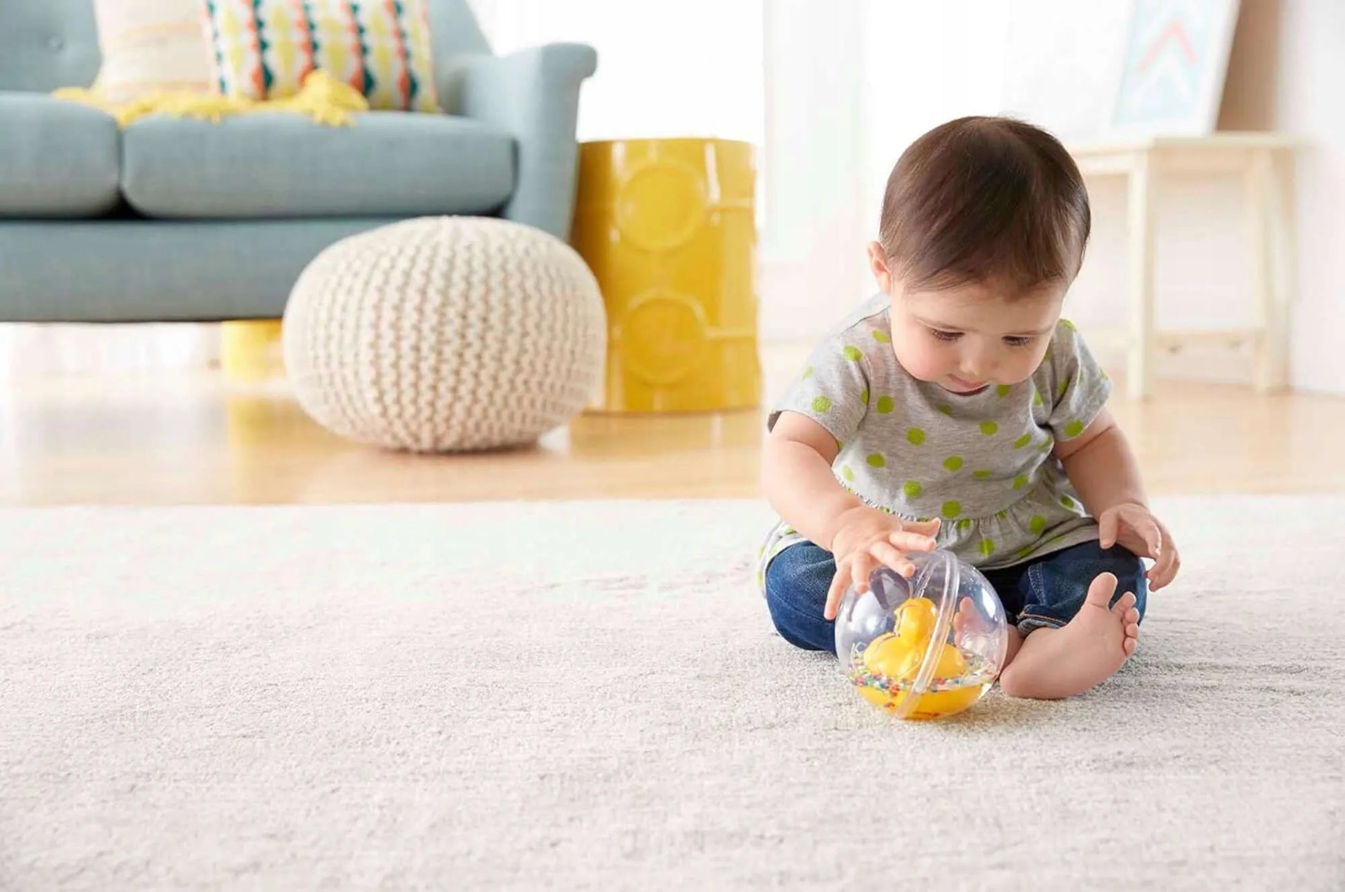 Fisher-Price vonios žaislas antis burbule, ropojimui, su dovana – kramtuku