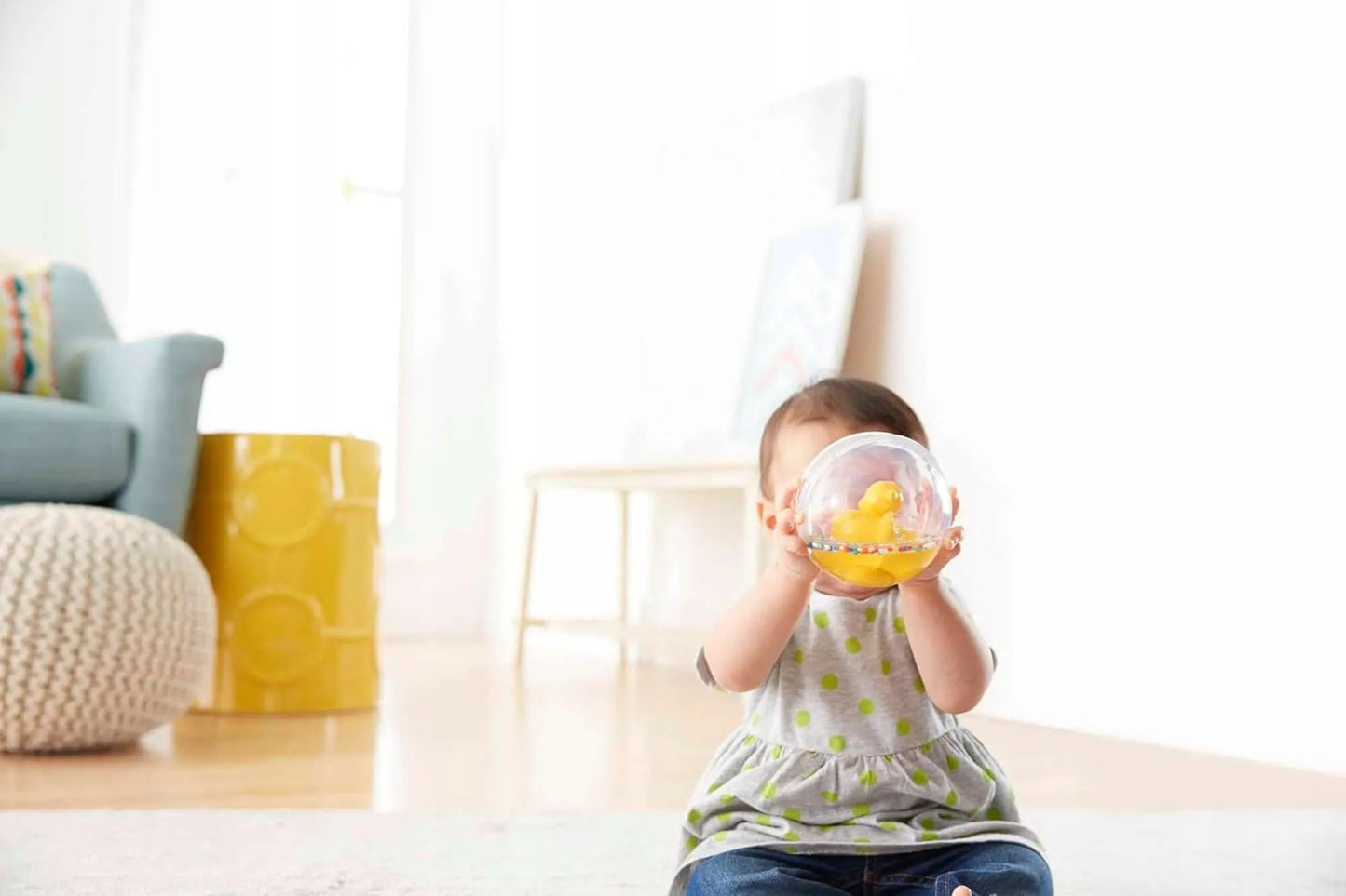 Fisher-Price vonios žaislas antis burbule, ropojimui, su dovana – kramtuku