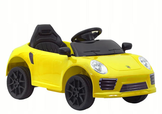 Geltonas akumuliatorinis automobilis WMT-666