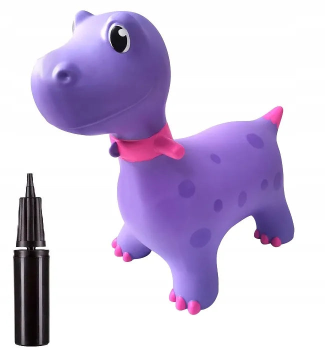 Guminis šokinėjimo žaislas dinozauras BestHurt 60 cm + pompa