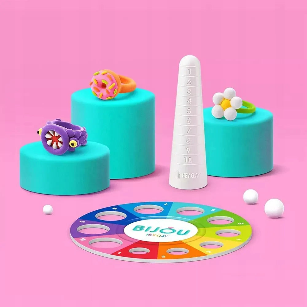 Hey Clay modelinas rinkinys Bijou Papuošalai Saldumynai Žiedai
