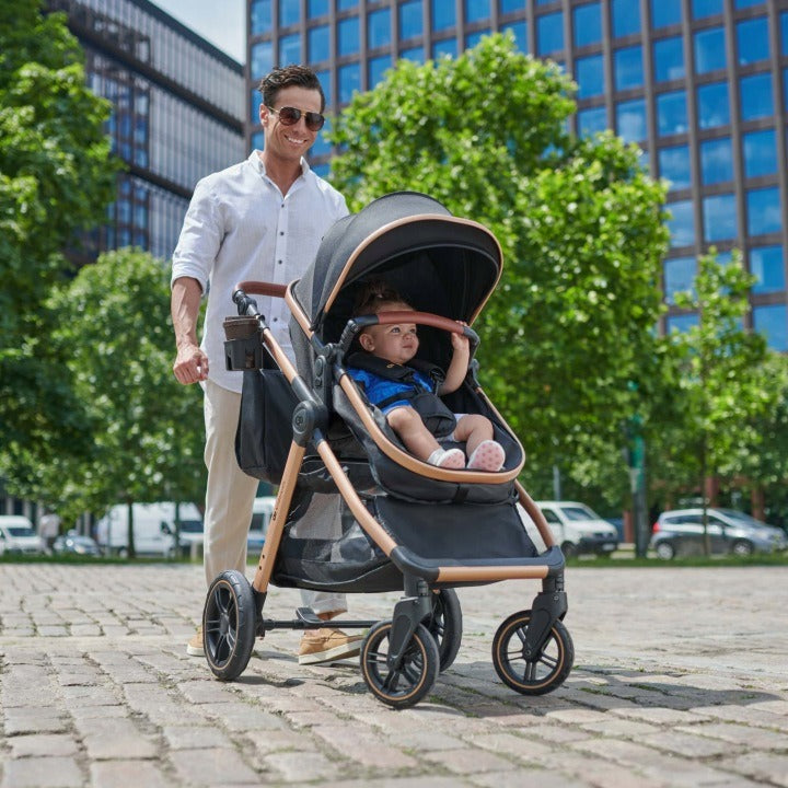 Daugiafunkcis 2 viename vaikiškas vežimėlis