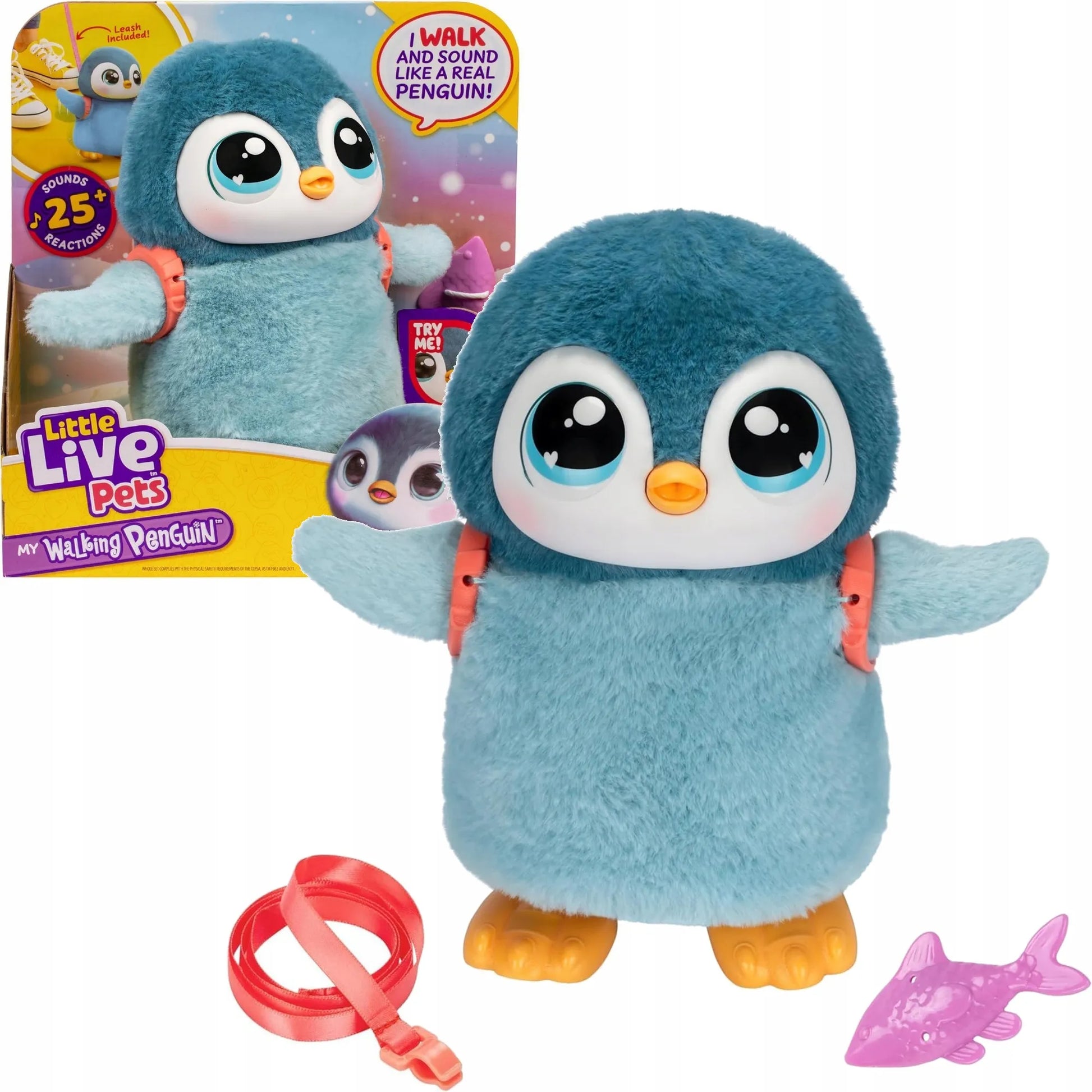 Interaktyvus vaikščiojantis pingvinas LITTLE LIVE PETS WADDLES