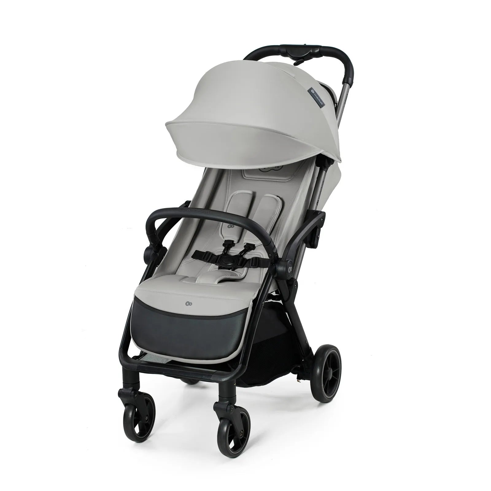 Kinderkraft APINO sportinis vežimėlis, 22 kg, lengvas, sulankstomas, pilkas