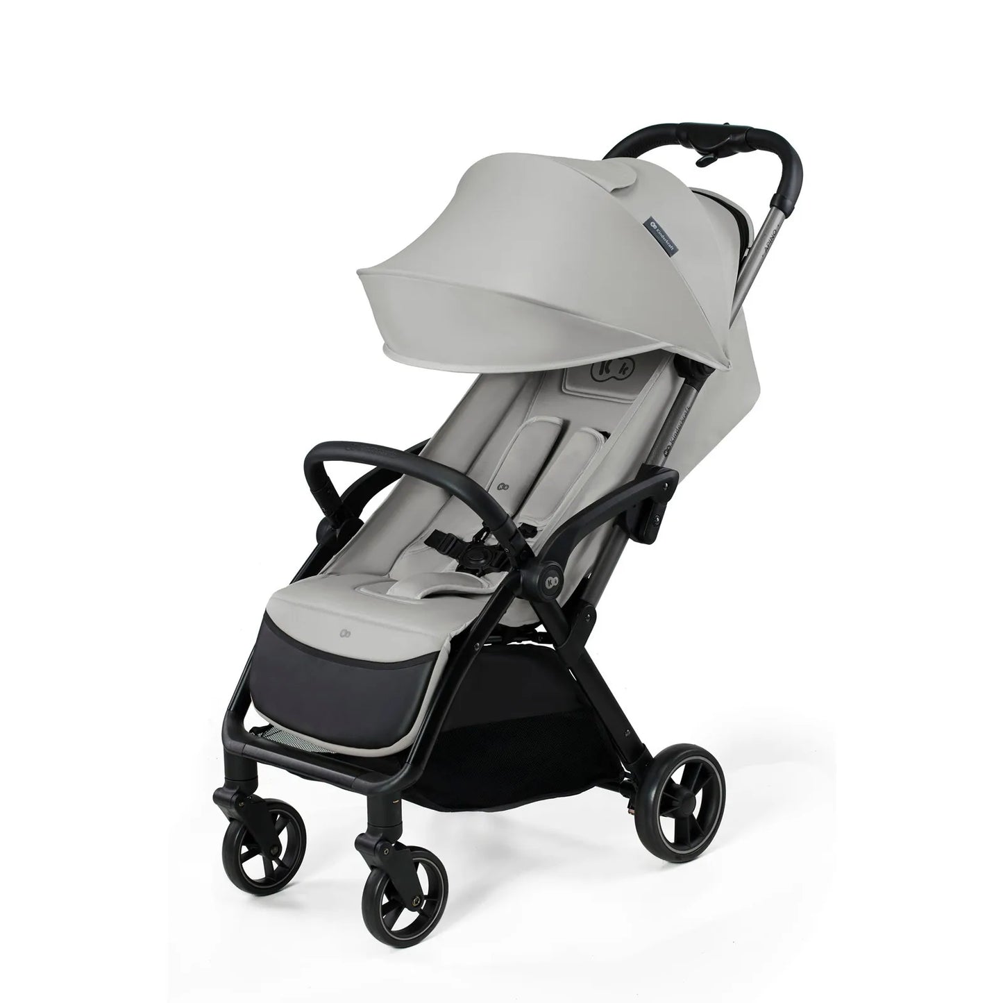 Kinderkraft APINO sportinis vežimėlis, 22 kg, lengvas, sulankstomas, pilkas