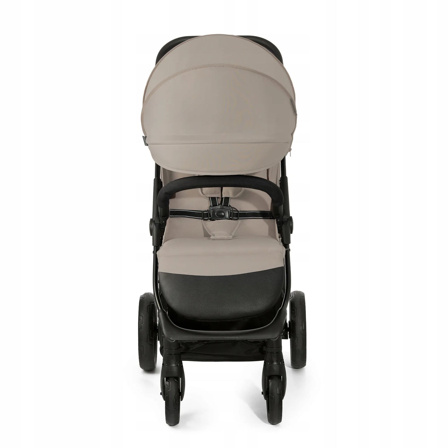 Kinderkraft sportinis vežimėlis TRIG 3, 22 kg, lengvas, Click&Fold, smėlio spalvos