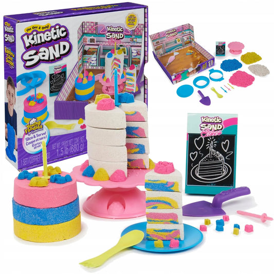 KINETIC SAND konditerijos rinkinys pyragų ir tortų gamybai