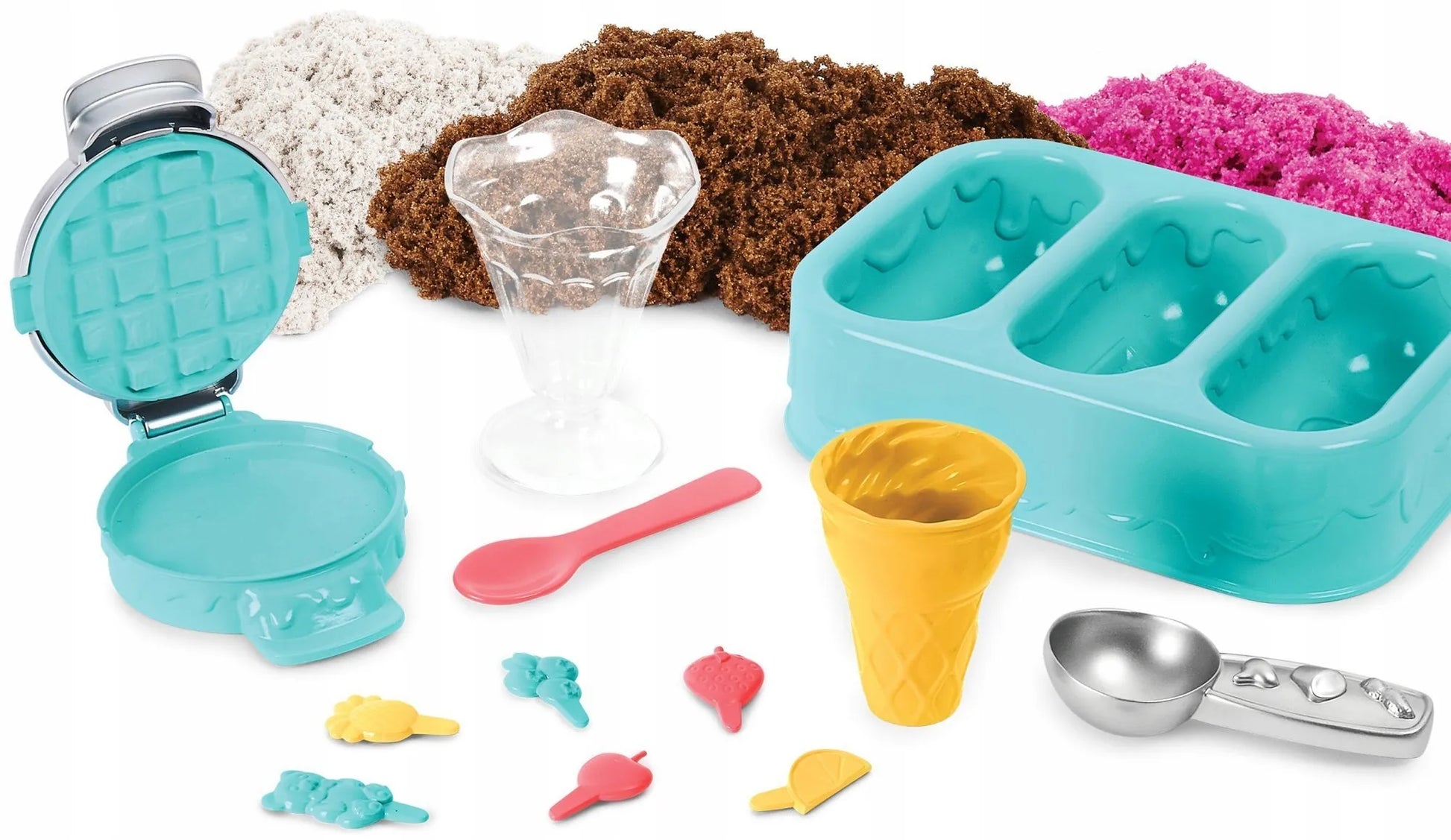 KINETIC SAND ledų skanėstai ledainė kvepiantis 3 kvepiančios spalvos