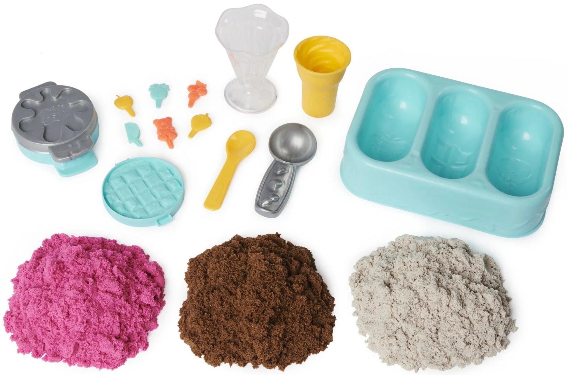 KINETIC SAND ledų skanėstai ledainė kvepiantis 3 kvepiančios spalvos
