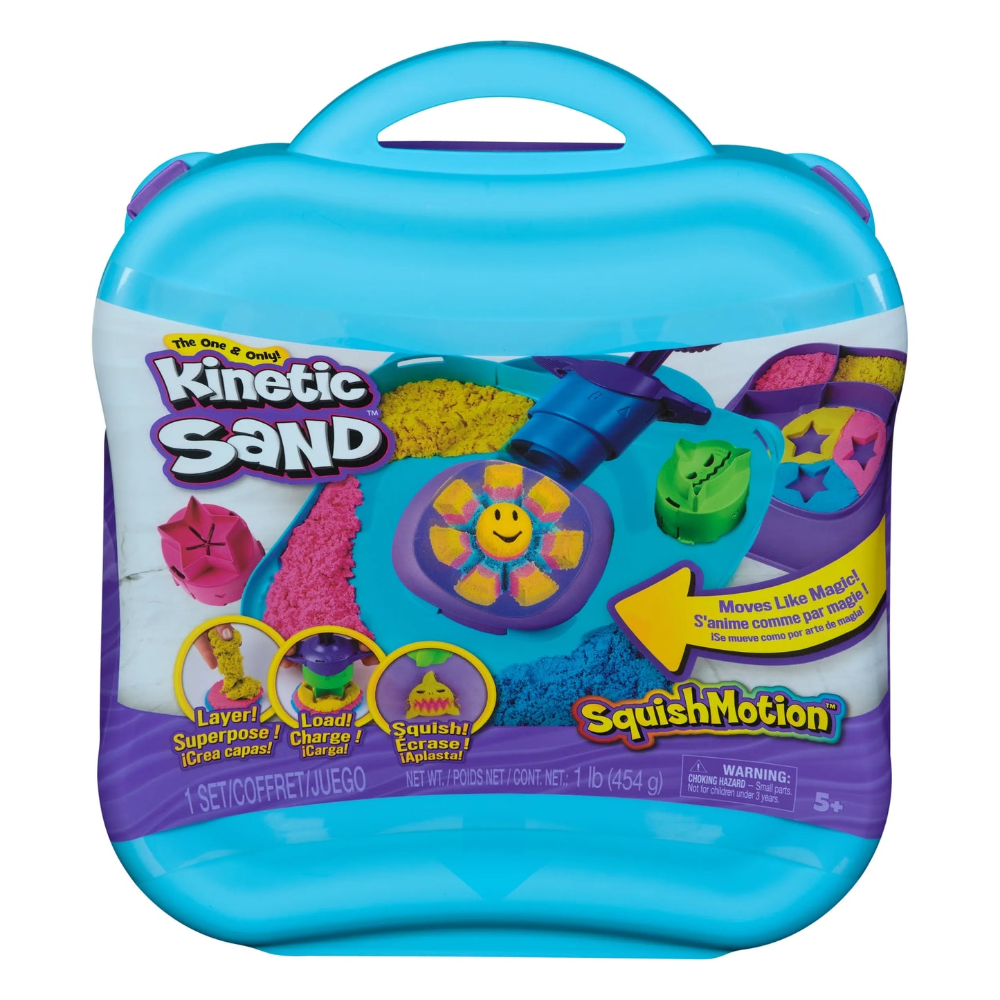 Kinetic Sand Squish Motion judančios formos 6069401