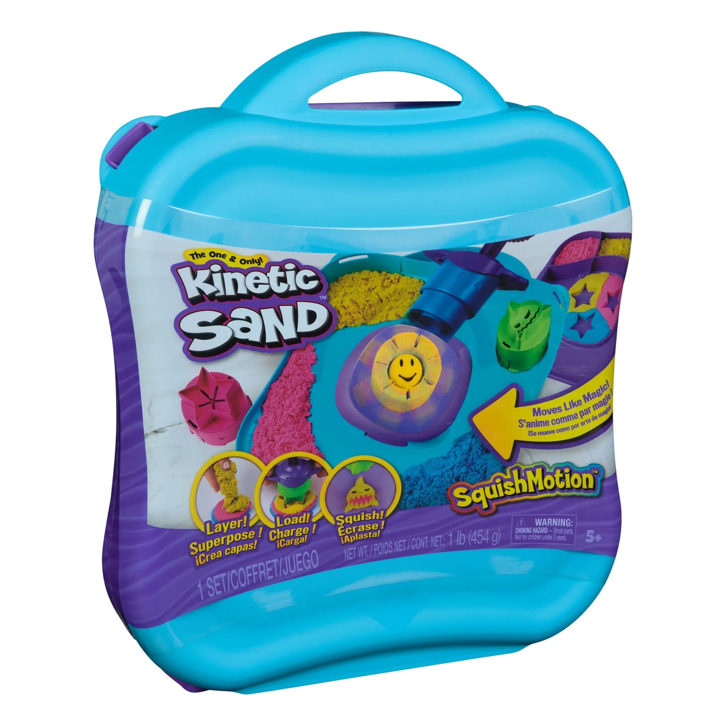 Kinetic Sand Squish Motion judančios formos 6069401