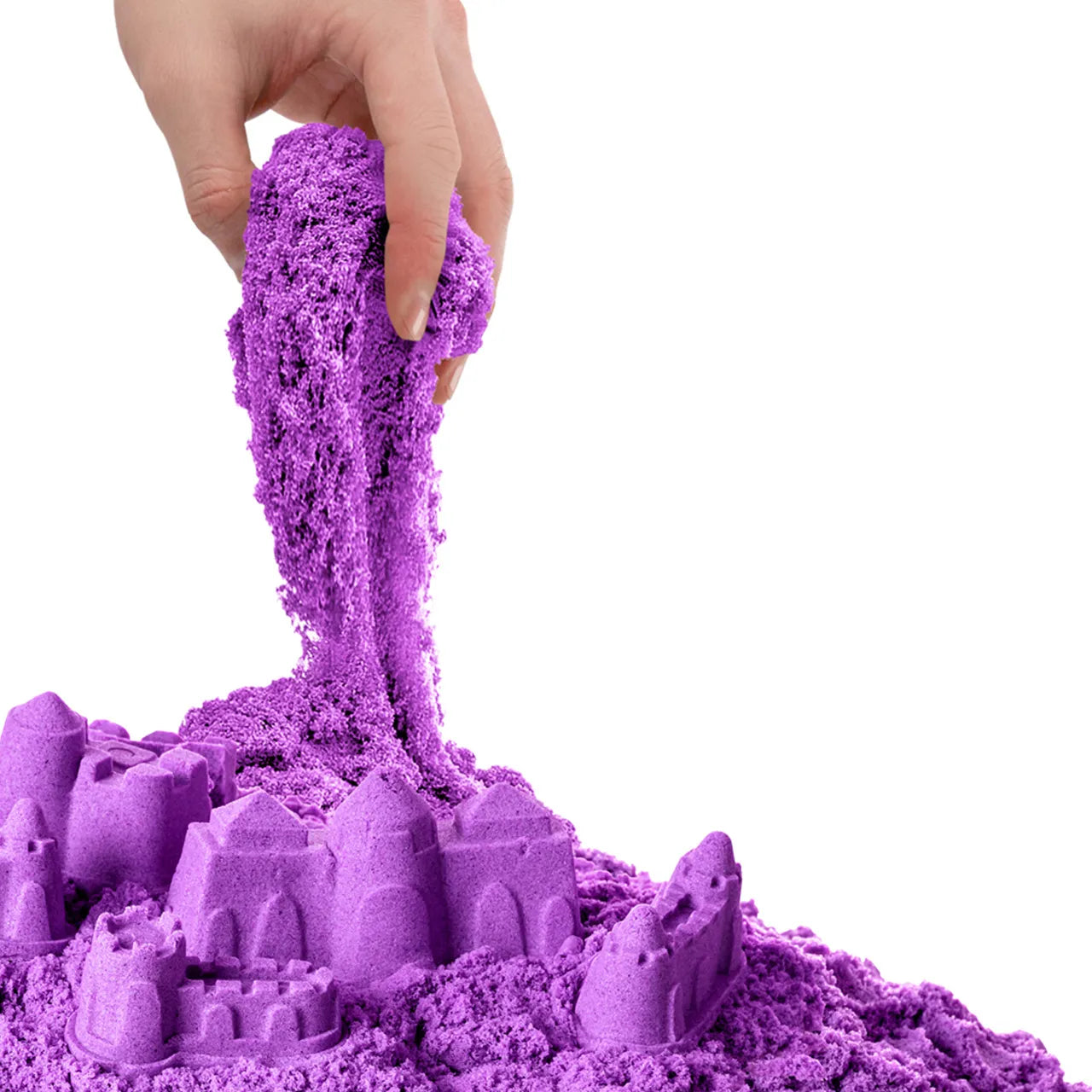 Kinetinis smėlis, smėlio papildymas 1 kg, violetinė spalva Art Craft