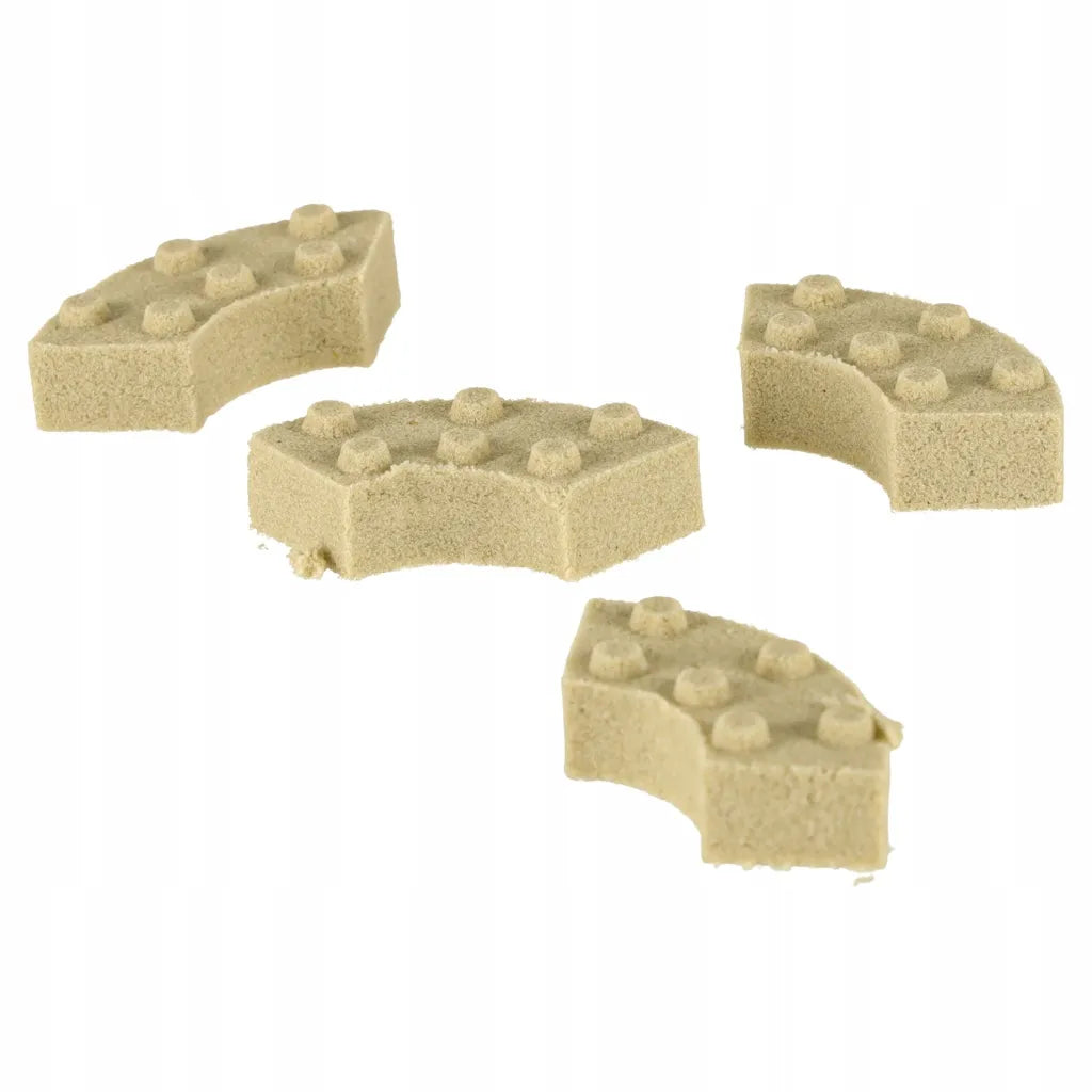 Kinetinis smėlis vaikams 750g su pilies formelėmis, kūrybinis rinkinys