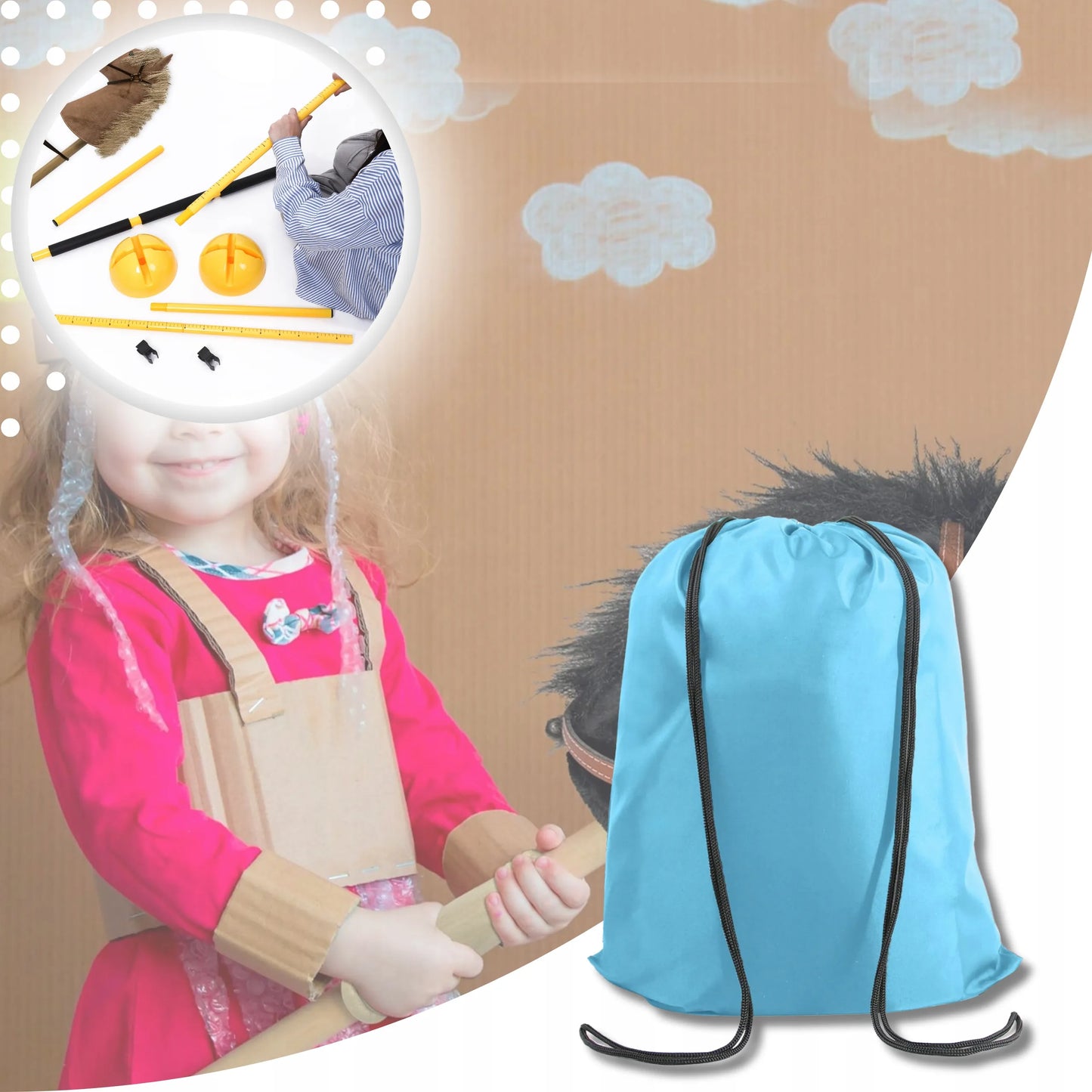Kliūtis „Hobby Horse“ ir šokinėjimo arkliukui 135 cm