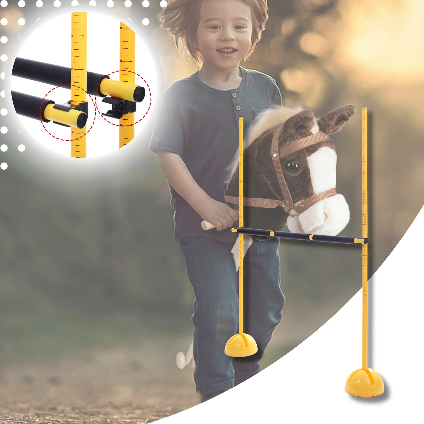 Kliūtis „Hobby Horse“ ir šokinėjimo arkliukui 135 cm