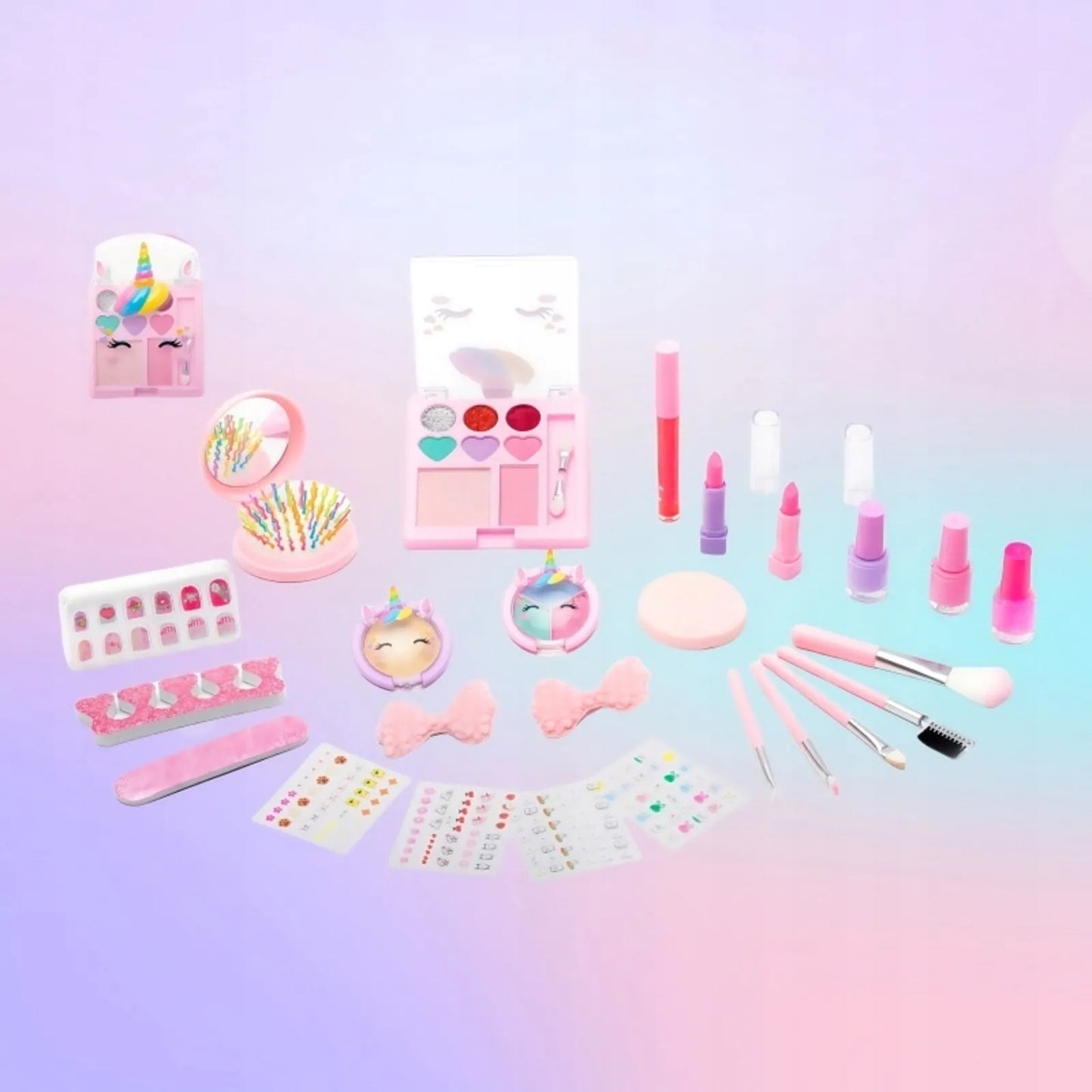 Kosmetikos lagaminas MAKE UP rinkinys makiažui ir grožio salonui namuose