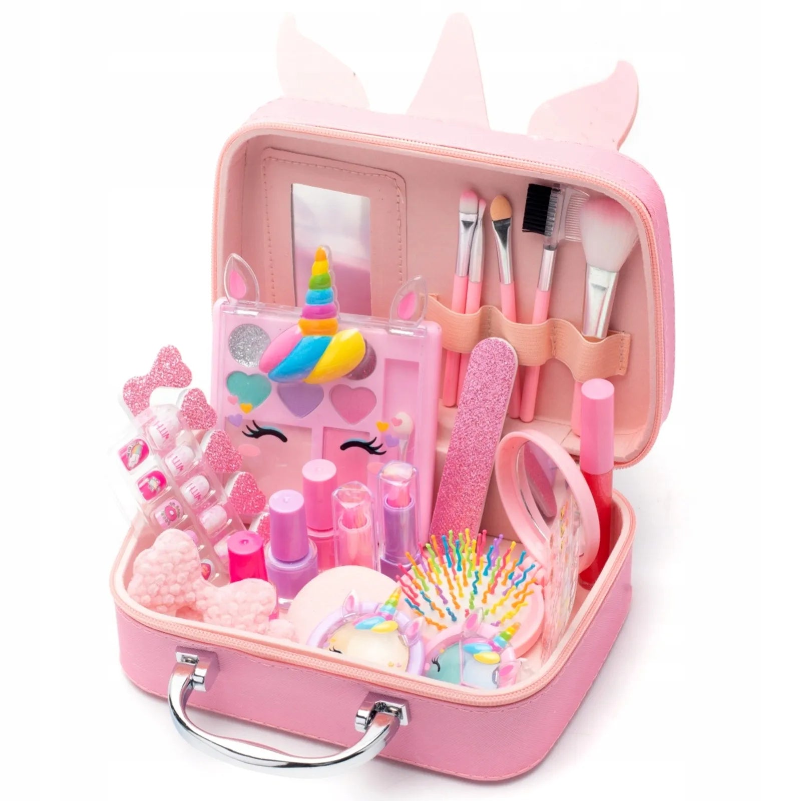 Kosmetikos lagaminas MAKE UP rinkinys makiažui ir grožio salonui namuose