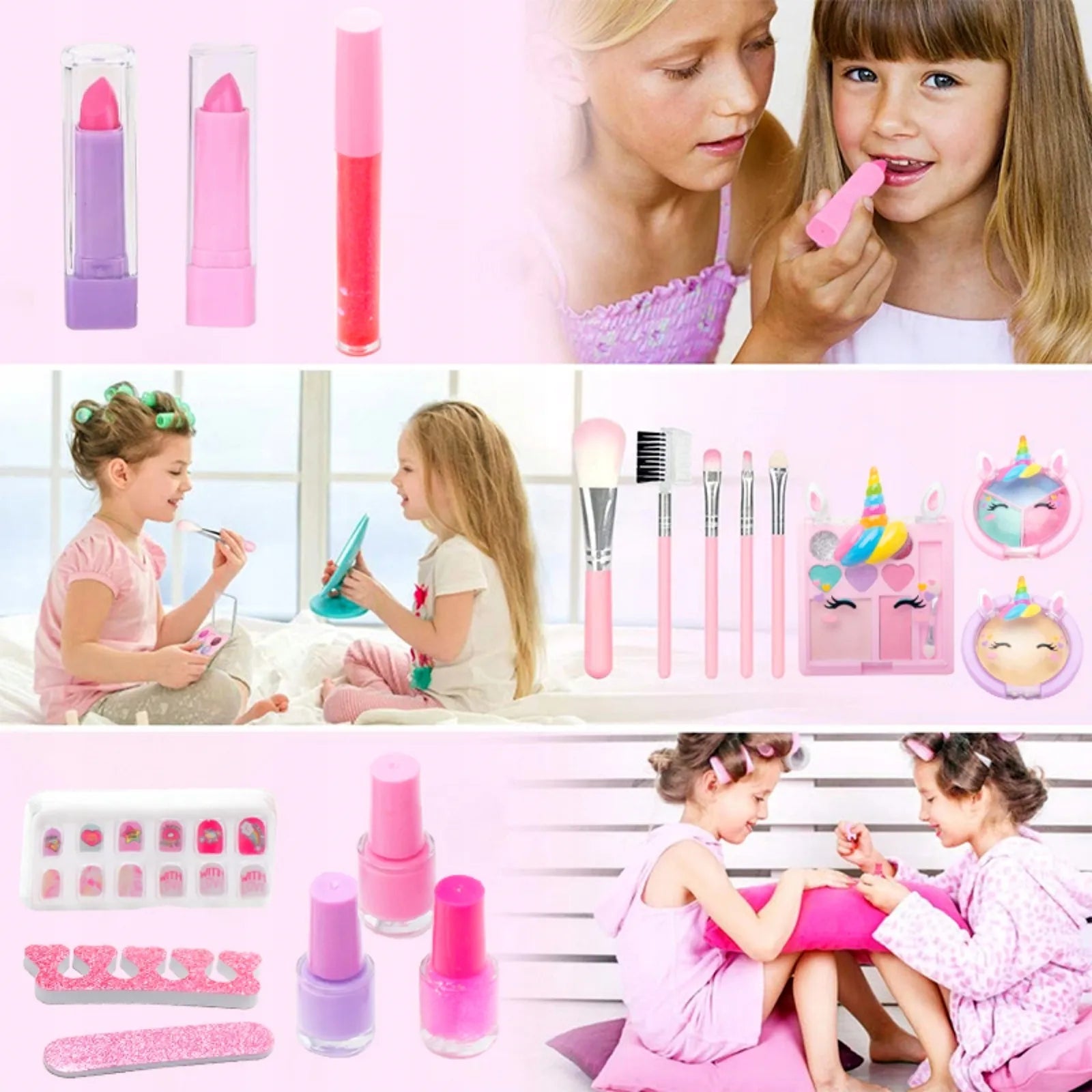 Kosmetikos lagaminas MAKE UP rinkinys makiažui ir grožio salonui namuose