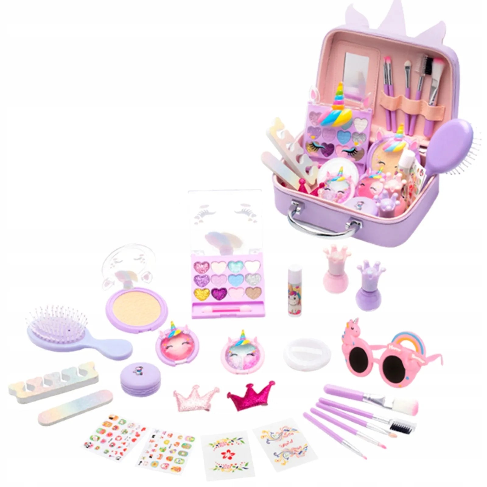 Kosmetikos lagaminėlis MAKE UP makiažo rinkinys namų SPA