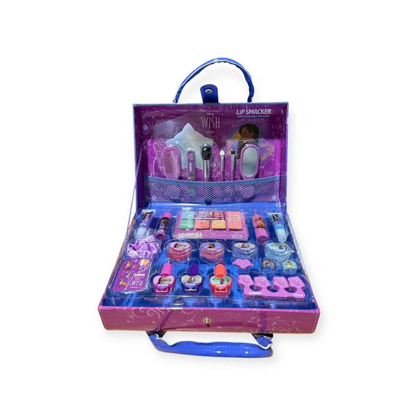 Kosmetikos rinkinys makiažui Disney Wish Lip Smacker rankinė