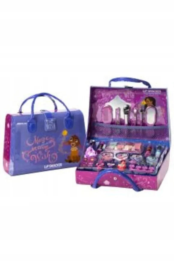 Kosmetikos rinkinys makiažui Disney Wish Lip Smacker rankinė
