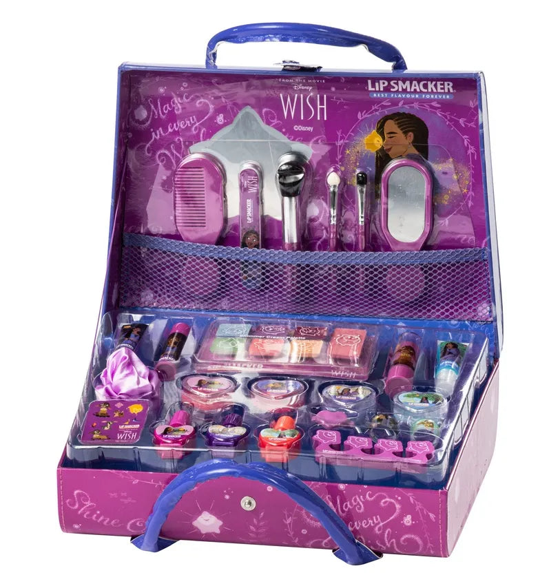 Kosmetikos rinkinys makiažui Disney Wish Lip Smacker rankinė