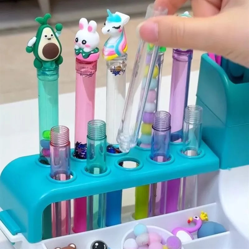 Kūrybinis rinkinys vaikams stebuklingų rašiklių gamybos fabrikas DIY PEN CREATOR